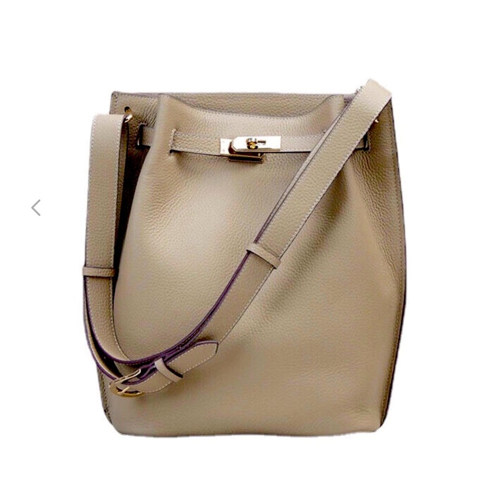 NEW Taupe Vegan Bucket Bag